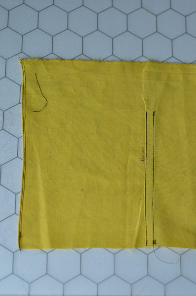 Klapnaad and round seam back